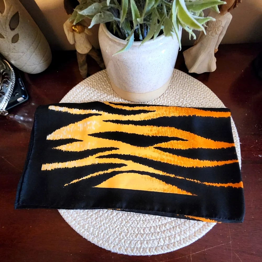 Beautiful Tiger Print Silk Scarf